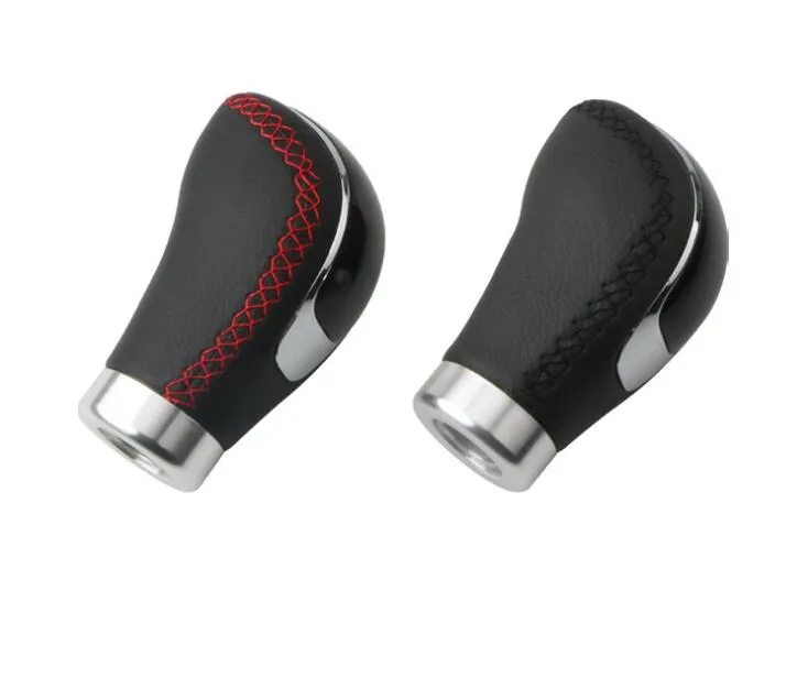 Leather Universal Car Gear Shift Knob Black Manual