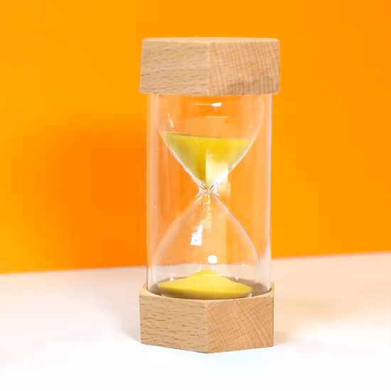 Wooden Hourglass with Customized Logo